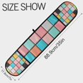 thumbnail image 3 of Yayeee Double Oven Mitt Kitchen Heat Resistant Baking 35" x7" Quilted Glove, Colorful Checkered Pattern, 3 of 6