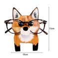 thumbnail image 3 of Soporte para gafas con forma de cabeza de animal en 3D de madera Nied (zorro), 3 of 5