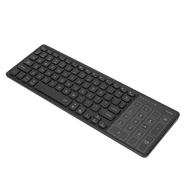 Teclado con panel táctil, teclado inalámbrico Teclado numérico con panel táctil Teclado inalámbrico con panel táctil Eficiencia maximizada