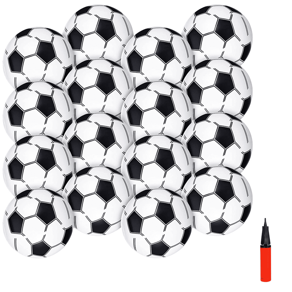 Lot De 6 Balles De Plage Gonflables - PVC 26 Cm - Multicolore