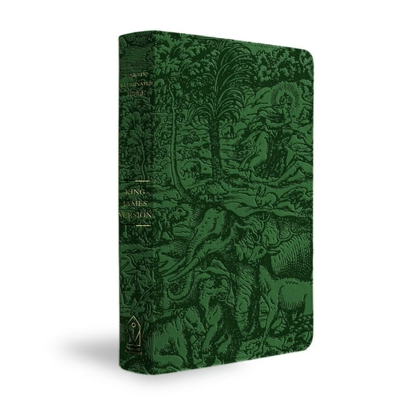 KJV Majestic Illuminated Bible (Emerald Leatherluxe), (Hardcover)