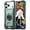 Army Green + Light Green, variant on Kryonix for iPhone 18 Pro Max 6.9'' Case with Ring Holder,Durable Military-Grade Rugged Shock-Absorbing Silicone Rubber Protective Case with 360° Magnetic Rotating Kickstand,Army Green