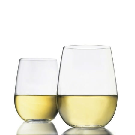 Libbey 17-oz. Stemless White Wine Glasses, Set of