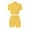 00 # Yellow, variant on REORIAFEE 70s Outfits for Women Workout Sets Women's Sportswear 2 Piece Set Workout Short Sleeve Exercise Zipper Yoga Clothes Blue S