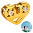 thumbnail image 1 of CE Certified 25/28KN Tandem Double Speed Pulley/Trolley for Climbing, Rescue Lifting, 1 of 4