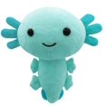 thumbnail image 1 of Poupée Salamandre Bleue Jouet en Peluche Axolotl Poupée Dinosaure hexagonal Poupée de Chiffon, 1 of 4