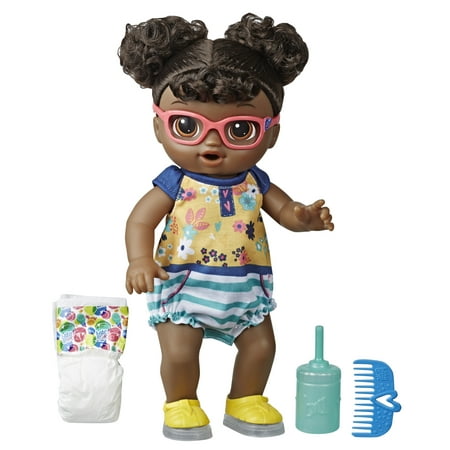 Baby Alive Step'n Giggle Baby Doll (Black Hair) for Ages 3 and