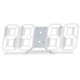 thumbnail image 2 of Reloj despertador Reloj despertador digital 3D LED Reloj de pared digital Hora Fecha Temperatura Pan Tomshoo  Blanco, 2 of 7