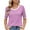 Hot Pink, variant on CHUMUD Womens Summer T-shirts Short Sleeve Crew Neck Tops Fashion Basic Striped Tees Comfy Casual Clothes