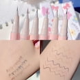 thumbnail image 5 of Farfi Delineador de ojos de 1,5 ml, resistente al agua, efecto natural, fácil de usar, herramienta de maquillaje suave y duradera, lápiz delineador de ojos de gusano de seda acostado a la moda pa, 5 of 5