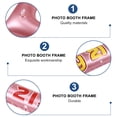 thumbnail image 2 of Worgeous Pink PVC Inflatable Birthday Photo Booth Frame Lightweight Prop for Memorable Party Moments 34.5x25.5 in, 2 of 8