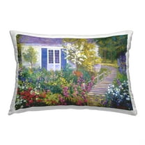 Stupell Industries Cottage Garden Path Decorative Printed Throw Pillow, 14 x 20