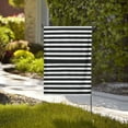 thumbnail image 4 of Wukai Black And White Stripes Garden Flags Double Sided Welcome Garden Yard House Flags Outside Outdoor House (Only Flag), 4 of 8
