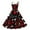 Red, variant on 2026 Valentine's Day Dresses for Women Sleeveless Cooktail Summer Vaction Dresses A Line Deep Red XL