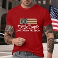 thumbnail image 2 of NIEWTR Men's Big and Tall T Shirts Short Sleeve Patriotic American Flag Premium T-Shirt(Red,L), 2 of 8