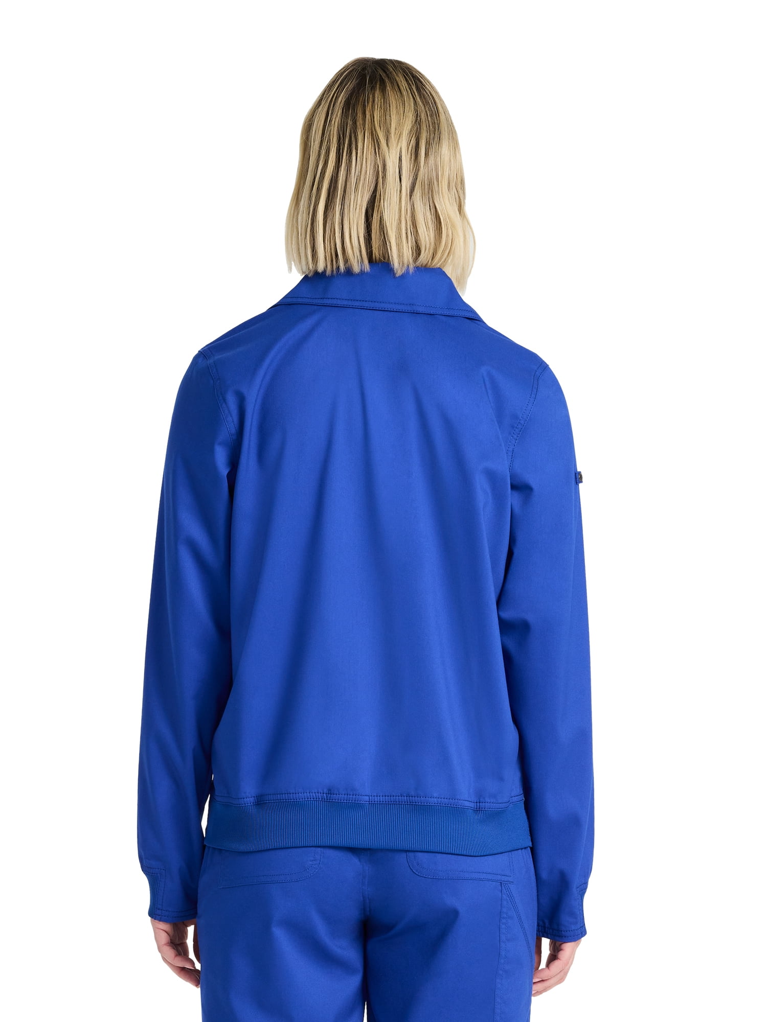 Genuine Dickies Women's Collared Zip Scrub Jacket