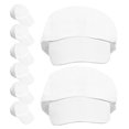 thumbnail image 1 of Kids Blank Baseball Caps Cotton White for DIY Painting 8Pcs Set, 1 of 4