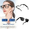 thumbnail image 4 of NZRUANE Smart Glasses Wireless Bluetooth Music Stereo Headset Speaker Handsfree U0Q1, 4 of 8