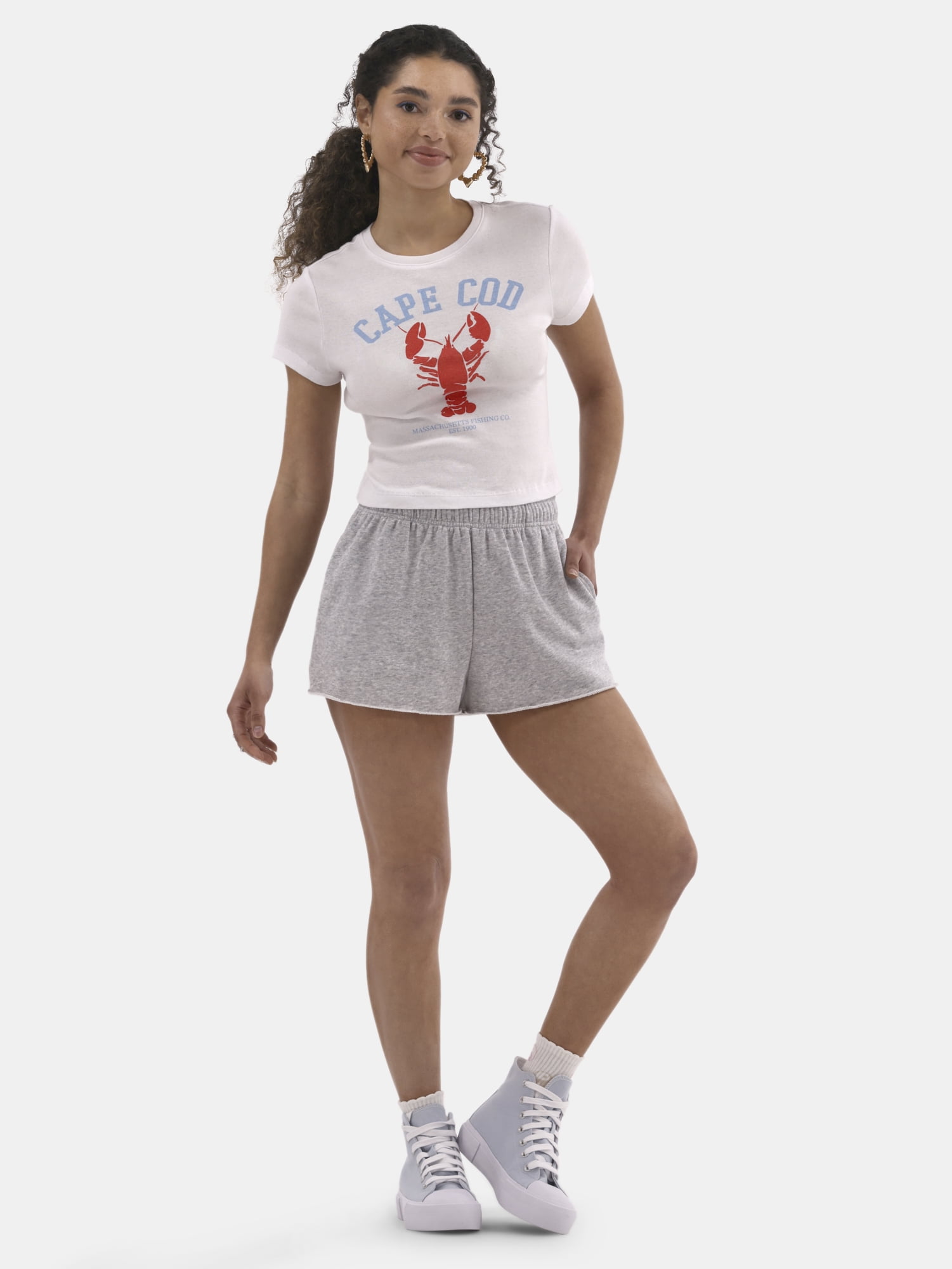 No Boundaries French Terry Shorts, 2'' Inseam, Women’s