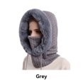 thumbnail image 3 of yingyy Ensemble de Bonnet d'Hiver avec Capuche Coupe-Vent pour Extérieur Pêche Ski Randonnée Camping Gris, 3 of 6