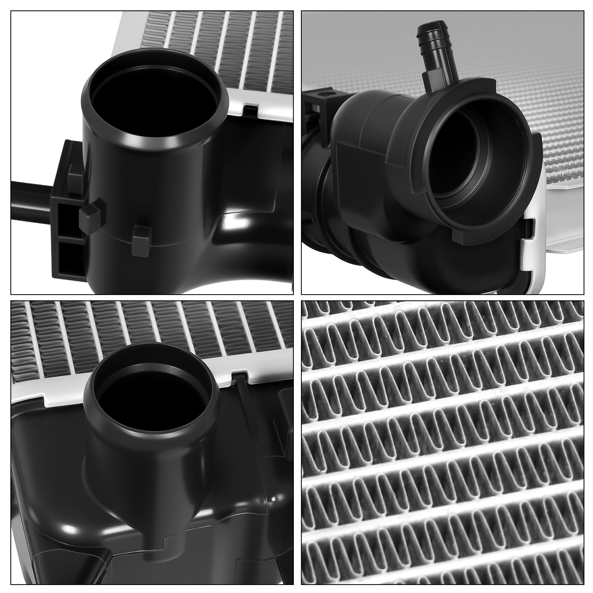 LEDKINGDOMUS Premium Aluminum Radiator for 2007 Jeep Liberty V6 3.7L, Direct Fit Replacement Replaces 68020278AA CH3010360, High Efficiency Cooling System
