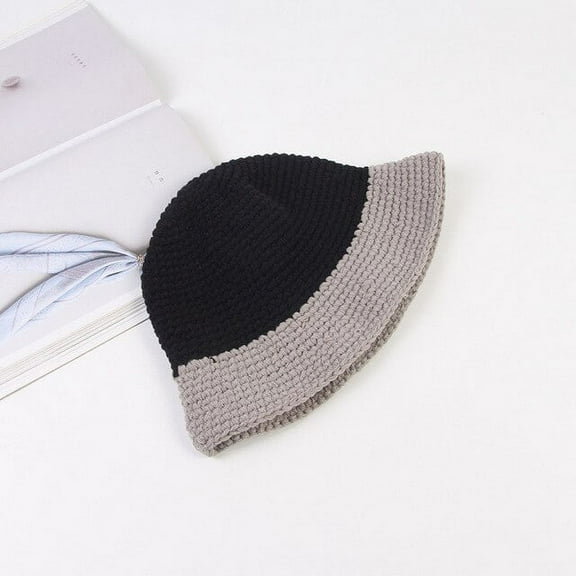 COCOpeaunt Women Girl Beret French Artist Warm Winter Spring Beanie Hat Cap Vintage Plain Beret Hats Patchwork Color Lady Present Summer