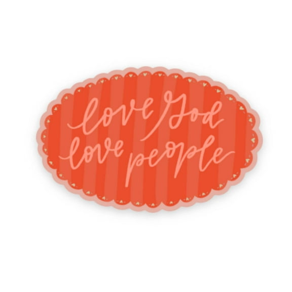Christian Sticker | Love God Love People