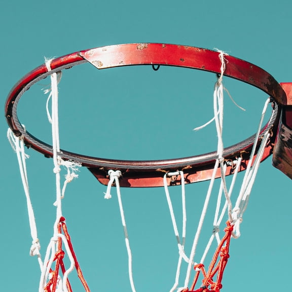 Raindrops Basketball Hoop Replacement Nets with Reinforced Steel Wire Rope, Versatile String for Basketball Hoop Stringing and Repair