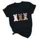 thumbnail image 4 of Camisetas con cuello redondo y estampado de Pascua para mujer, blusas femeninas cómodas a la moda, Tops Fridja  bn2797, 4 of 6