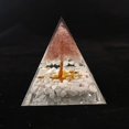 thumbnail image 1 of Mini pirámide de cristal natural, generador de energía, cuarzo, amatista, curación espiritual, cristal, chakra, pirámide de resina, 1 of 6