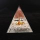 thumbnail image 1 of Mini pirámide de cristal natural, generador de energía, cuarzo, amatista, curación espiritual, cristal, chakra, pirámide de resina, 1 of 6