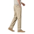 thumbnail image 3 of MEILIHUA Men's Business Casual Pants - Lightweight Stretch Cotton Chinos, Elastic Waist Flat Front Tapered Trousers for Spring Summer, 3 of 7