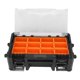 thumbnail image 5 of Caja De Almacenamiento De Piezas Pequeñas, 18 Compartimentos Organizador De Piezas Pequeñas Resistente Multifuncional Para Banco De Trabajo De Garaje RV, 5 of 7