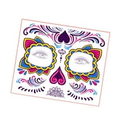 Abbraccia Halloween Face Sticker, Day of The Dead Face Sticker, Costume Accessory Party Favor B
