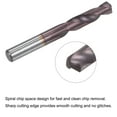 thumbnail image 3 of Uxcell 5.3mm DIN K45 Tungsten Carbide AlTiSin Coated Twist Drill Bit for Stainless Steel, 3 of 5