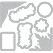 Sizzix Framelits Die & Stamp Set By Katelyn Lizardi 7/Pkg-Christmas Envelope