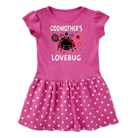 

Inktastic Valentine s Day Godmother s Lovebug Gift Toddler Girl Dress