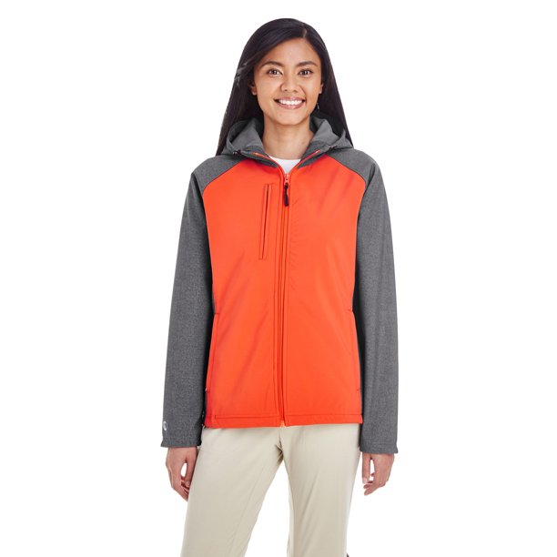 Chaqueta Raider Soft Shell para mujer CARBN PRT/ NARANJA XL Holloway ...