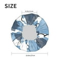 thumbnail image 5 of YFYANG Women's Double Waterproof Shower Cap, Blue Dream Cloud Graffiti Reusable Hair Cap for All Hair Styles and Head Sizes, 5 of 9