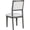 Gray, variant on 6-Piece Dining Set with Unique Table Base | Suitable for Kitchen Nook and Dining Room | Solid Wood and Veneer Materials | Solves Seating Capacity and Stability Concerns