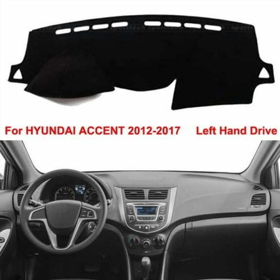 Dashboard Cover Pad Carpet Protector Car Dashboard Dash Mat Dashboad Cover Anti-Sun for HYUNDAI ACCENT 2012-2017
