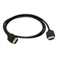 thumbnail image 2 of C2G 10ft HDMI Cable with Low Profile Connectors - Flexible - Std Speed - Standard - HDMI cable - HDMI male to HDMI male - 10 ft - double shielded - black, 2 of 5