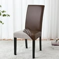 thumbnail image 4 of Lunxisen 3 Pcs Stretch Chair Slipcovers Elastic Dining Seat Covers Washable Protectors for Home Kitchen Wedding Banquet Decor, 4 of 9