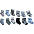 thumbnail image 1 of Litalin Infant Ankle Bootie Socks for Infants 0-6 Months, 12 Pairs, 1 of 4