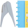 thumbnail image 1 of Perforatrice champignon pour feuilles mobiles, fournitures scolaires et de bureau (gris), 1 of 5