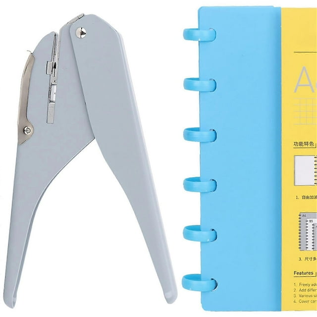 Perforatrice champignon pour feuilles mobiles, fournitures scolaires et de bureau (gris)