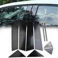 thumbnail image 2 of 10Pcs Black Pillar Posts Set For Mazda 3 Axela 2014-2017 Cover Door Casement Trim, 2 of 11