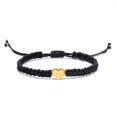thumbnail image 1 of Pulsera De Corazón De Cuerda Negra De 26 Letras Para Mujeres Tejida A Mano Amistad Para Estudiantes, 1 of 4