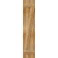 thumbnail image 5 of 10 3/4"W X 52"H Timbercraft Two 5 3/8" Boards Joined Board-N-Batten Shutters W/Z-Bar, Rough Sawn Western Red Cedar (Per Pair), 5 of 13
