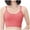 Orange, variant on IROINNID Cross-Back Bra for Women Sports Bras Ladies Sports Bras Shockproof Large Size No Steel Rings Bra Yoga Fitness,Pink